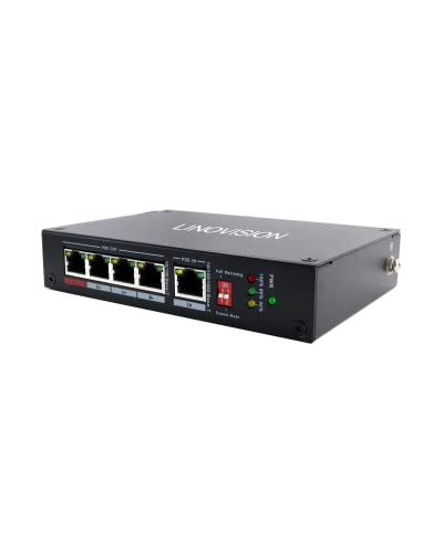 موسع POE 4 منافذ من LINOVISION IEEE 802.3af / عند مكرر POE حتى 820 قدمًا من الطاقة عبر إيثرنت عبر كابل Cat5 / 6 ، مقسم POE إلى 4 أجهزة POE مثل كاميرات IP ، هاتف IP ، نقطة وصول لاسلكية موسع POE 4 منافذ من LINOVISION IEEE 802.3af / عند مكرر POE حتى 820 قدمًا من الطاقة عبر إيثرنت عبر كابل Cat5 / 6 ، مقسم POE إلى 4 أجهزة POE مثل كاميرات IP ، هاتف IP ، نقطة وصول لاسلكية