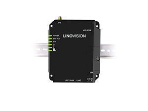 راوتر LINOVISION Industrial Unlocked 4G LTE لبطاقات SIM من AT&T و T-Mobile ، والوصول الآمن إلى VPN ، وإدارة السحابة المركزية ، وجهاز توجيه خلوي مدمج متين لتطبيقات M2M / IOT مثل أجهزة الصراف الآلي ، والأكشاك