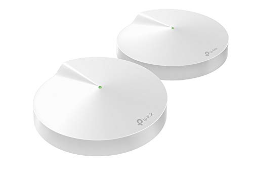 TP-Link Deco Mesh WiFi System (Deco M5) - تغطية منزلية كاملة تصل إلى 3800 قدم مربع وأكثر من 60 جهازًا ، واستبدال جهاز توجيه / موسع WiFi ، وأدوات تحكم أبوية ، عبوتان TP-Link Deco Mesh WiFi System (Deco M5) - تغطية منزلية كاملة تصل إلى 3800 قدم مربع وأكثر من 60 جهازًا ، واستبدال جهاز توجيه / موسع WiFi ، وأدوات تحكم أبوية ، عبوتان