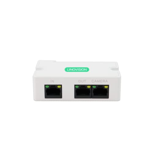 LINOVISION Mini Passive 2 Port POE Extender IEEE 802.3af / عند مكرر POE حتى 1000 قدم من الطاقة عبر إيثرنت عبر كابل Cat5 / 6 ، مقسم POE إلى 2 من أجهزة POE مثل كاميرات IP ، هاتف IP ، نقطة وصول لاسلكية LINOVISION Mini Passive 2 Port POE Extender IEEE 802.3af / عند مكرر POE حتى 1000 قدم من الطاقة عبر إيثرنت عبر كابل Cat5 / 6 ، مقسم POE إلى 2 من أجهزة POE مثل كاميرات IP ، هاتف IP ، نقطة وصول لاسلكية