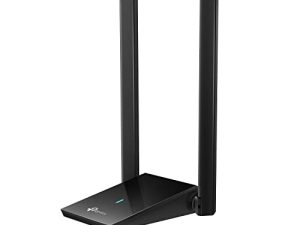 محول TP-Link AX1800 WiFi 6 USB للكمبيوتر المكتبي (Archer TX20U Plus) محول شبكة لاسلكية مع 2.4 جيجا هرتز ، 5 جيجاهرتز ، هوائي ثنائي النطاق 5dBi عالي الكسب ، WPA3 ، يدعم Windows 11/10