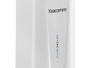 راوتر Yeacomm 5G Modem AX3600 WiFi-6 مع فتحة بطاقة Sim ، راوتر NR NSA / SA 5G الخلوي حتى 4.67 جيجابت في الثانية ، بوابة 5G CPE و LTE Cat20 ، Voice Volte ، Band Lock ، VPN ، 4 x 4 MIMO