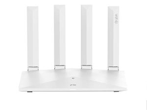 ZTE AX3000 Pro WiFi 6 Router-3000 Mbps موجّهات مزدوجة النطاق للإنترنت اللاسلكي ، راوتر لاسلكي EasyMesh ، منافذ Ethernet تصل إلى 1000Mbps 2.4G / 5G ، السماح بالاتصال بـ 128 جهازًا ، 7dBi ، NFC ، 2x2 MIMO
