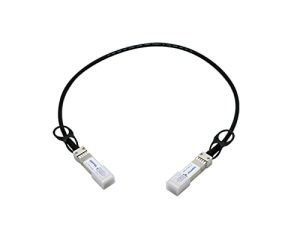 QSFPTEK 0.25 م (0.82 قدم) 10G SFP + كابل Twinax ، كابل سلبي نحاسي متصل مباشر (DAC) لـ Cisco SFP-H10GB-CU0.25M ، Meraki ، Ubiquiti ، Mikrotik ، Fortinet ، Netgear ، Supermicro