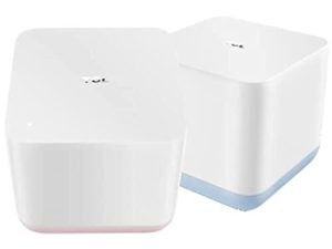 نظام TCL Mesh Wi-Fi ، شبكة Gigabit WiFi Mesh تغطي ما يصل إلى 66 جهازًا ، يحل محل جهاز توجيه وموسع WiFi ، للمنزل بالكامل بمساحة 2800 متر مربع. قدم التغطية ، معزز WiFi لاسلكي سلس وعالي الأداء (عبوتان)