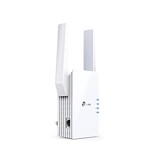 موسع TP-Link AX1800 WiFi 6 (RE605X) - معزز للإنترنت ، يغطي ما يصل إلى 1500 قدم مربع و 30 جهازًا ، مكرر ثنائي النطاق بسرعة تصل إلى 1.8 جيجابت في الثانية ، وضع AP ، منفذ جيجابت موسع TP-Link AX1800 WiFi 6 (RE605X) - معزز للإنترنت ، يغطي ما يصل إلى 1500 قدم مربع و 30 جهازًا ، مكرر ثنائي النطاق بسرعة تصل إلى 1.8 جيجابت في الثانية ، وضع AP ، منفذ جيجابت