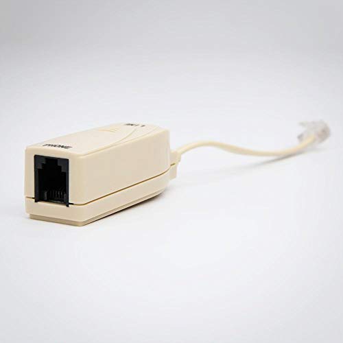 فلتر Dsl لخط الهاتف FireFold ، جهاز واحد ، ذكر لأنثى ، لأجهزة الرد على المكالمات أو الهواتف أو جهاز الفاكس فلتر Dsl لخط الهاتف FireFold ، جهاز واحد ، ذكر لأنثى ، لأجهزة الرد على المكالمات أو الهواتف أو جهاز الفاكس