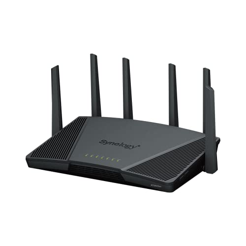 Synology RT6600ax - جهاز توجيه Wi-Fi ثلاثي النطاق 4x4 160 ميجا هرتز ، إيثرنت 2.5 جيجابت في الثانية ، تقسيم VLAN ، معرفات SSID متعددة ، أدوات الرقابة الأبوية ، منع التهديدات ، VPN (إصدار أمريكي) Synology RT6600ax - جهاز توجيه Wi-Fi ثلاثي النطاق 4x4 160 ميجا هرتز ، إيثرنت 2.5 جيجابت في الثانية ، تقسيم VLAN ، معرفات SSID متعددة ، أدوات الرقابة الأبوية ، منع التهديدات ، VPN (إصدار أمريكي)