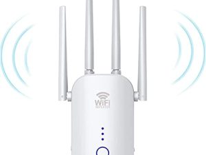 موسع واي فاي ، مقوي واي فاي يغطي ما يصل إلى 3000 قدم مربع و 32 جهازًا ، 1Dual band WiFi Amplifier WiFi Range Extender ، WiFi Extended Signal Booster للمنزل ، إعداد سهل للشبكة 1