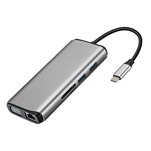 ZLXDP 11 in 1 USB C HUB ، محطة إرساء ، محول متعدد المنافذ من النوع C لجهاز Pro / Air / iMac Type C ZLXDP 11 in 1 USB C HUB ، محطة إرساء ، محول متعدد المنافذ من النوع C لجهاز Pro / Air / iMac Type C