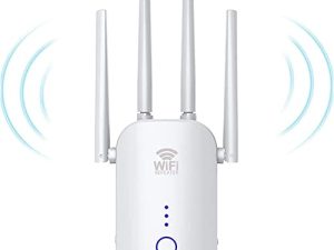 معزز إشارة موسع WiFi للمنزل ، معزز WiFi أحادي النطاق ، يغطي ما يصل إلى 8000 قدم مربع و 32 جهازًا ، مكرر إشارة لاسلكي مع منفذ إيثرنت ، نقطة وصول ، 5 أوضاع