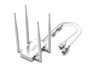 Vonets VBG1200 2.4 جيجا هرتز / 5 جيجا هرتز Mini WiFi Bridge Ethernet / مكرر لاسلكي / موجه / موسع نطاق إشارة WiFi صناعي مدعوم من DC / USB مع 1 RJ45 ذكر لكاميرا DVR IP