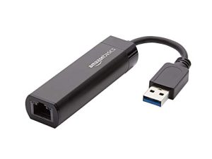 Amazon Basics USB 3.0 إلى 10/100/1000 Gigabit Ethernet Internet Adapter