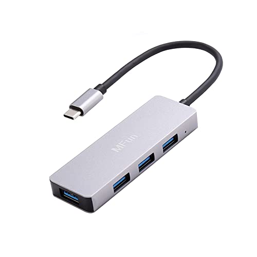 USB C Hub ، MFun USB C إلى USB 3.0 Hub مع 4 منافذ USB محول ألومنيوم متوافق مع أجهزة الكمبيوتر المحمولة USB C والأجهزة الأخرى من النوع C USB C Hub ، MFun USB C إلى USB 3.0 Hub مع 4 منافذ USB محول ألومنيوم متوافق مع أجهزة الكمبيوتر المحمولة USB C والأجهزة الأخرى من النوع C