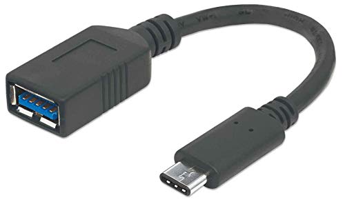 منتجات مانهاتن USB-If معتمد من نوع SuperSpeed Type-C Device Cable ، USB 3.1 ، Gen 1 ، 5 جيجابت في الثانية ، Type-C Male to Type-A Female ، 15 سم (6 بوصات) ، أسود منتجات مانهاتن USB-If معتمد من نوع SuperSpeed Type-C Device Cable ، USB 3.1 ، Gen 1 ، 5 جيجابت في الثانية ، Type-C Male to Type-A Female ، 15 سم (6 بوصات) ، أسود