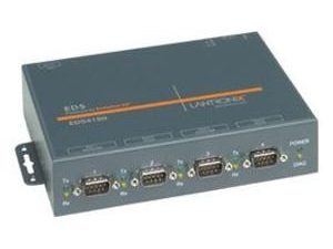 شبكة أجهزة lantronix ed41000p2-01 4 منافذ طرفية / خادم جهاز intl ps ed41000p2-01