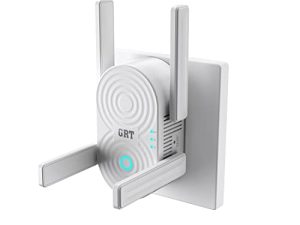 موسع شبكة WiFi جديد كليًا معزز طويل المدى للإنترنت يصل إلى 8500 قدم مربع - مكرر مكبر إشارة Wi-Fi مع منفذ إيثرنت ووضع نقطة الوصول ، إعداد بضغطة واحدة ، 5 أوضاع عمل ، متوافق مع أجهزة Alexa