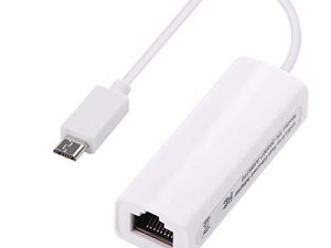 Micro USB to RJ45 Female OTG 100Mbps Fast Ethernet Network Adapter Compalite مع كمبيوتر لوحي / كمبيوتر محمول (Windows ، Mac OS X ، Linux) Raspberry Pi وبعض أجهزة Android (TV Box .ect) (Micro USB)