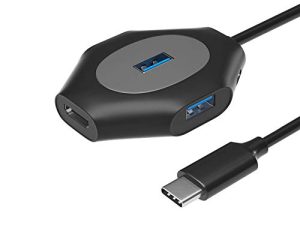 Wecast USB C Hub ، 5 في 1 USB C إلى محول HDMI ، 3 USB C 3.0 ، موزع Type C مع منفذ شحن PD ، مقسم محمول لأجهزة MacBook و Mac Pro و Mac Mini و iMac و Surface Pro و XPS والكمبيوتر المحمول وأنواع أخرى من النوع C الأجهزة