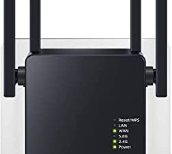 2022 WiFi Range Extender Signal Booster حتى 8500 قدمًا مربعًا و 45 جهازًا ، معزز الإنترنت للمنزل ، مكرر الإنترنت اللاسلكي ومضخم الإشارة ، 4 هوائيات تغطية كاملة 360 درجة ، يدعم منفذ إيثرنت