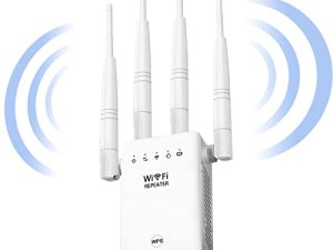 معزز إشارة موسع WiFi للمنزل ، معزز WiFi أحادي النطاق ، يغطي ما يصل إلى 8000 قدم مربع و 32 جهازًا ، مكرر إشارة لاسلكي مع منفذ إيثرنت ، نقطة وصول ، 5 أوضاع