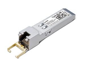 تي بي لينك TL-SM5310-T | وحدة 10GBase-T RJ45 SFP + | 10G النحاس SFP + جهاز الإرسال والاستقبال | SFP + إلى إيثرنت | التوصيل والتشغيل | توصيل ساخن | تصل إلى 30 م | | غلاف معدني متين | توافق متعدد الاستخدامات