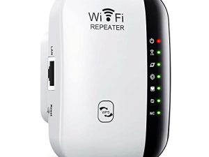 KSEMOTI 300Mbps WiFi Extender WiFi Signal Boosters Wireless WiFi Boosters حتى 2640 قدمًا مربعًا مكررًا ، يدعم WEP ، WPA ، WPA2 ، WPA / WPA2 ، مضخم طويل المدى ، متوافق مع أي أجهزة شبكة لاسلكية