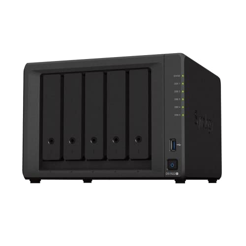 Synology 5-bay DiskStation DS1522 + (بدون أقراص) Synology 5-bay DiskStation DS1522 + (بدون أقراص)