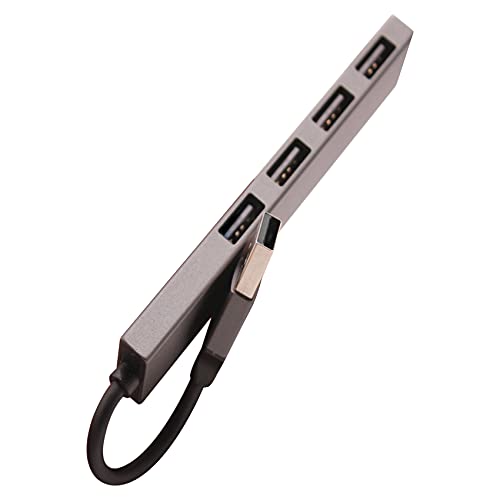 satson USB Hub 4 في 1 محمول من سبائك الألومنيوم USB من النوع A إلى 4 USB 2.0 Port Hub Adapter يدعم جميع أجهزة USB satson USB Hub 4 في 1 محمول من سبائك الألومنيوم USB من النوع A إلى 4 USB 2.0 Port Hub Adapter يدعم جميع أجهزة USB
