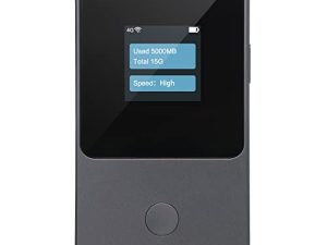 LinkMeTaNow T8 4G LTE WiFi Hotspot ، راوتر Mifi محمول مع بيانات الولايات المتحدة 10 جيجابايت و 3 جيجابايت عالمي ، AT&T ، T-Mobile ، Verizon Auto Selection ، 150Mbps عالي السرعة ، عمر بطارية فائق ، بدون بطاقة SIM ، بدون عقد
