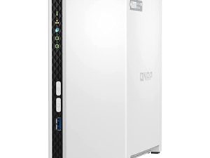 QNAP TS-233-US 2 Bay لسطح المكتب بأسعار معقولة مع معالج ARM Cortex-A55 رباعي النواة وذاكرة وصول عشوائي DDR4 بسعة 2 جيجابايت (بدون أقراص)