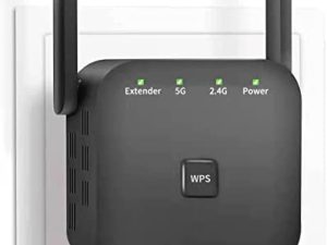 أحدث موسع WiFi لعام 2022 ، معزز WiFi ، مكرر WiFi يغطي ما يصل إلى 4000 قدمًا مربعًا و 40 جهازًا ، معزز الإنترنت - مع منفذ إيثرنت ، الإعداد السريع ، معزز الإشارة اللاسلكية المنزلية
