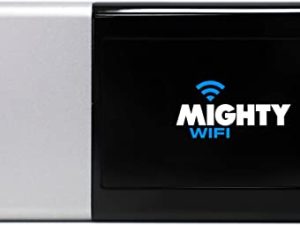 جهاز MightyWiFi Global Mobile WiFi Hotspot المحمول 4G عالي السرعة للجيب MIFI مع بطاقة مرور يومية بسعة 1 جيجابايت ، لا حاجة لبطاقة SIM ، إنشاء WiFi في أي مكان والمنزل والسفر