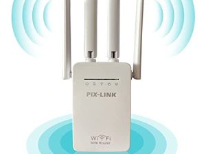2023 WiFi Extender Signal Booster - للأغطية المنزلية حتى 9600 قدمًا مربعًا و 45 جهازًا ، معزز WiFi مع منفذ Ethernet ، سهل الإعداد ، موسع نطاق الإنترنت - متوافق مع Alexa ، Fire Stick ، Ring