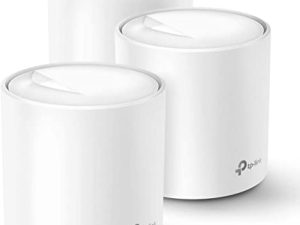 TP-Link Deco WiFi 6 Mesh System (Deco X20) - يغطي مساحة تصل إلى 5800 قدم مربع ، يستبدل أجهزة التوجيه والموسعات اللاسلكية (3 حزم ، 6 منافذ إيثرنت في المجموع ، ويدعم شبكة إيثرنت السلكية)