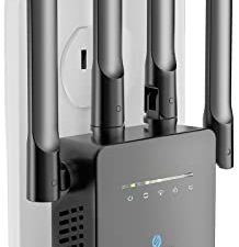 【2022 WiFi Extender】 WiFi Range Extender Booster حتى 8000 قدمًا مربعًا و 40 جهازًا ، ومُقوي Wi-Fi للإنترنت ومضخم إشارة للمنزل ، ومكرر لاسلكي طويل المدى مع منفذ Ethernet ، وإعداد سهل