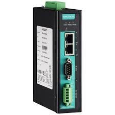 NPort IA5150A - خادم جهاز الأتمتة الصناعية بمنفذ RS-232/422/485 بمنفذ RS-232/422/485 مع حماية من تصاعد الطاقة التسلسلي / LAN ، منفذين 10 / 100BaseT (X) مع IP واحد ، درجة حرارة التشغيل من 0 إلى 60 درجة مئوية
