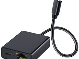 محول إيثرنت لـ Fire TV Stick ، محول ZEXMTE Fire TV Ethernet / محول Micro USB إلى RJ45 Ethernet ، متوافق مع Chromecast Google Home Mini والمزيد من أجهزة البث التلفزيوني