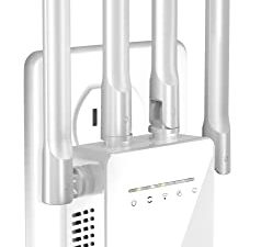مقوي إشارة موسعات WiFi للمنزل - يغطي معزز الإنترنت 2023 ما يصل إلى 5000 قدم مربع و 35 جهازًا ، ومكرر نطاق شبكة Wi Fi ومضخم إشارة مع منفذ إيثرنت ، وإعداد سهل