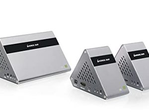 جهاز إرسال واستقبال HDMI لاسلكي من IOGEAR - تدفق فيديو 4K 1080P - صوت من الكمبيوتر المحمول - كمبيوتر شخصي - هاتف إلى جهازي فيديو - GW4K30GH60KIT