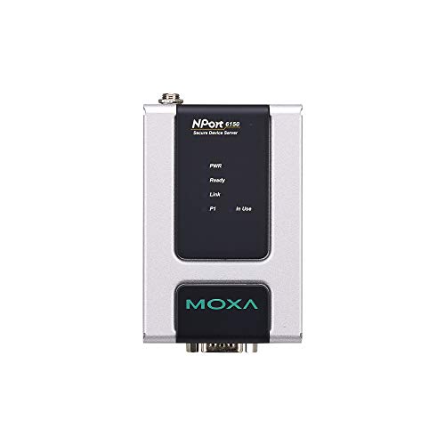 MOXA NPort 6150 -1 منفذ RS-232/422/485 خادم جهاز آمن ، 12-48 فولت ، مع محول MOXA NPort 6150 -1 منفذ RS-232/422/485 خادم جهاز آمن ، 12-48 فولت ، مع محول