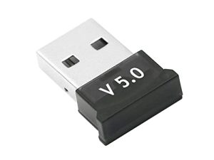 محول بلوتوث للكمبيوتر الشخصي ， YACSEJAO 5.0 Bluetooth Dongle Receiver لنقل الكمبيوتر المكتبي اللاسلكي للماوس ولوحة المفاتيح وسماعات الرأس ومكبر الصوت وأجهزة Bluetooth الأخرى