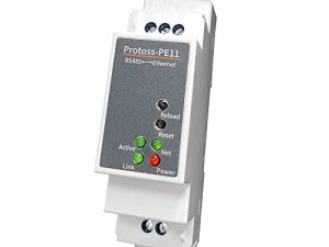 خادم منفذ السكك الحديدية التسلسلي Din Modbus RS485 إلى جهاز إيثرنت محول PE11 ناقل حركة شفاف ثنائي الاتجاه RS485 RJ45 مصدر طاقة التيار المتردد