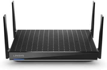 راوتر Linksys Mesh WiFi 6 ، ثنائي النطاق ، 3000 قدم مربع تغطية قدم ، أكثر من 40 جهاز ، راوتر عالي السرعة للبث والألعاب ، سرعات تصل إلى (AX6000) - MR9610 راوتر Linksys Mesh WiFi 6 ، ثنائي النطاق ، 3000 قدم مربع تغطية قدم ، أكثر من 40 جهاز ، راوتر عالي السرعة للبث والألعاب ، سرعات تصل إلى (AX6000) - MR9610