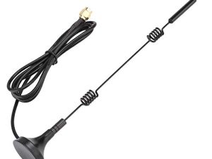 موجه WiFi متعدد الاتجاهات هوائي مزدوج الحلزون مع 12DBi High Gain 2.4 / 5GHZ دعم ثنائي النطاق 2.4 / 5.8 جيجا هرتز WiFi ثنائي النطاق مناسب لمعظم أجهزة التوجيه وأجهزة WiFi (3 أمتار)