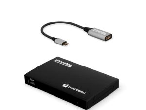حزمة Thunderbolt 4 Hub قابلة للتوصيل مع محول USB-C إلى 4K HDMI ، موزع 4 في 1 يوفر شحن 60 وات للكمبيوتر المحمول ، متوافق مع Mac ، أجهزة الكمبيوتر المحمولة التي تعمل بنظام Windows ، Thunderbolt 3 أو 4 ، جهاز USB4