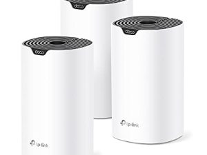 نظام TP-Link Deco Mesh WiFi (Deco S4) - ما يصل إلى 5500 قدم مربع. Coverage ، يستبدل موجه WiFi والموسع ، منافذ Gigabit ، يعمل مع Alexa ، 3 عبوات
