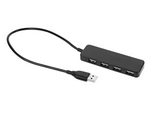 KOMBIUDA 1 قطعة 4 Periphe Splitter Data أجهزة الكمبيوتر المحمول مهايئ كابل تمديد عالي متعدد USB التبديل سرعات مشاركة من أجل توسيع موزع التوسعة منفذ محدد متعدد الوظائف