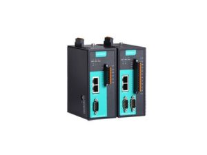 MOXA NPort IA5150A-12I / O 1-Port RS-232/422/485 خادم الجهاز التسلسلي مع 8DIs و 4 DOs ، من 0 إلى 60 درجة مئوية درجة حرارة التشغيل.