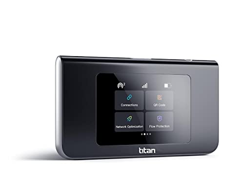 تيتان موبايل | 4G LTE WiFi Mobile Hotspot | التغطية العالمية | ما يصل إلى 10 أجهزة متصلة | تقنية Rapid Carrier Switch | جميع الناقلات الرئيسية الثلاث | تقنية Cloud SIM الجديدة ، لا حاجة لبطاقة SIM تيتان موبايل | 4G LTE WiFi Mobile Hotspot | التغطية العالمية | ما يصل إلى 10 أجهزة متصلة | تقنية Rapid Carrier Switch | جميع الناقلات الرئيسية الثلاث | تقنية Cloud SIM الجديدة ، لا حاجة لبطاقة SIM